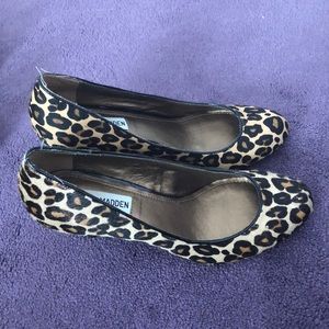 Cheetah Steve Madden 2 inch heels